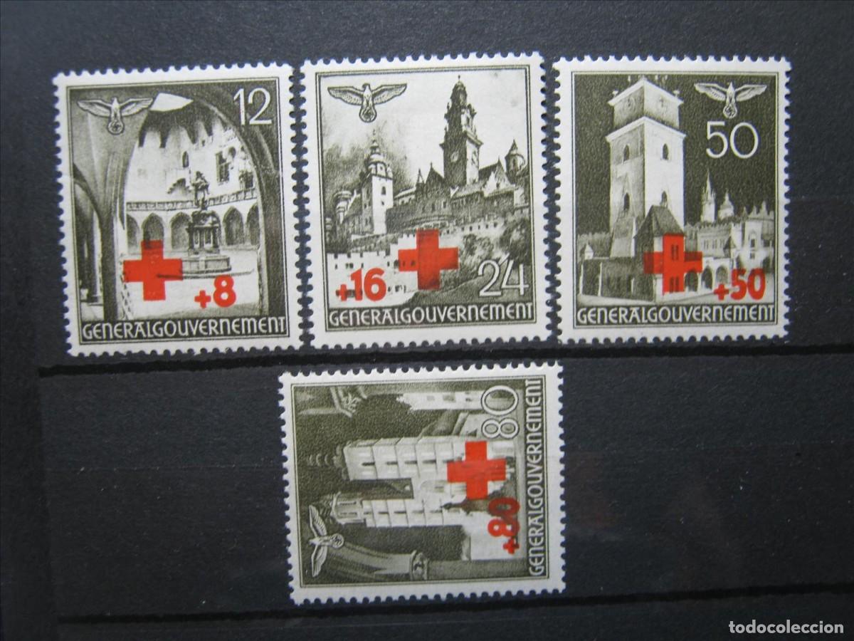 Briefmarken: ALEMANIA OCUPACI&Oacute;N POLONIA SERIE YVERT 68/71 MH* LUJO.