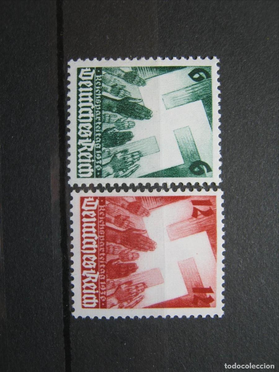 Selos: ALEMANIA IMPERIO REICH 1936 SERIE YVERT 580/581 MNH** SIN CHARNELA LUJO.