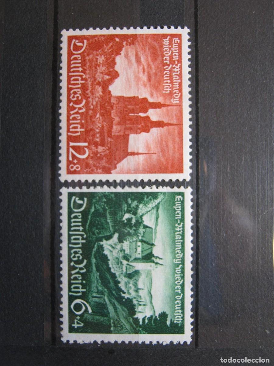 Stamps: ALEMANIA IMPERIO REICH 1940 SERIE YVERT 673/674 MH* LUJO.
