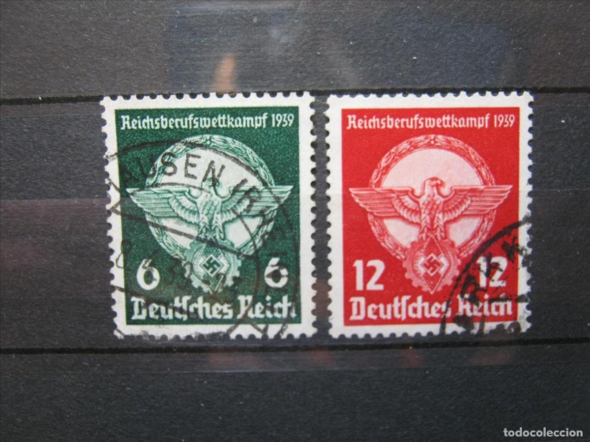 Stamps: ALEMANIA IMPERIO REICH 1939 SERIE YVERT 630/631 USADOS PERFECTOS.