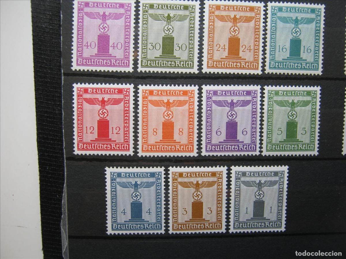 Stamps: ALEMANIA IMPERIO REICH 1942 SERVICIO SERIE YVERT 116/126 MNH** SIN CHARNELA LUJO.