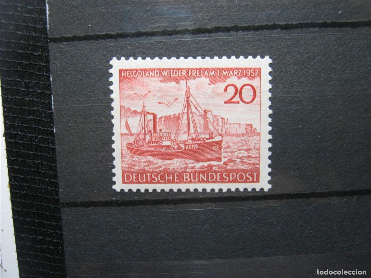 Stamps: ALEMANIA FEDERAL 1952 SERIE YVERT 37 MNH** SIN CHARNELA LUJO.