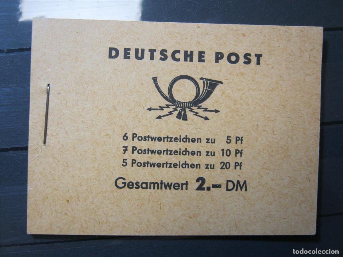 Stamps: DDR ALEMANIA ORIENTAL 1960 CARNET MICHEL 3 MNH** SIN CHARNELA LUJO.