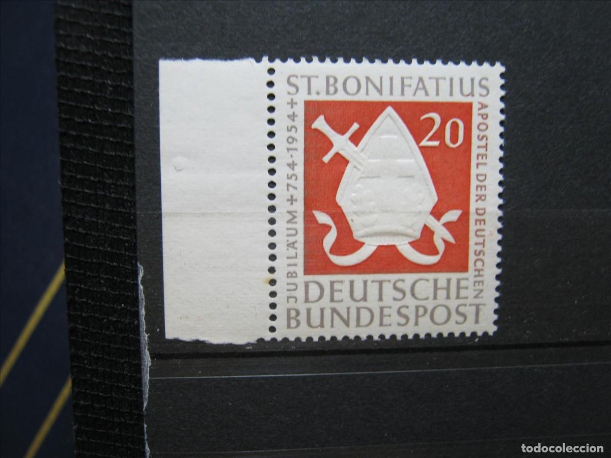 Stamps: ALEMANIA FEDERAL 1954 SERIE YVERT 73 BANDA MNH** SIN CHARNELA LUJO.