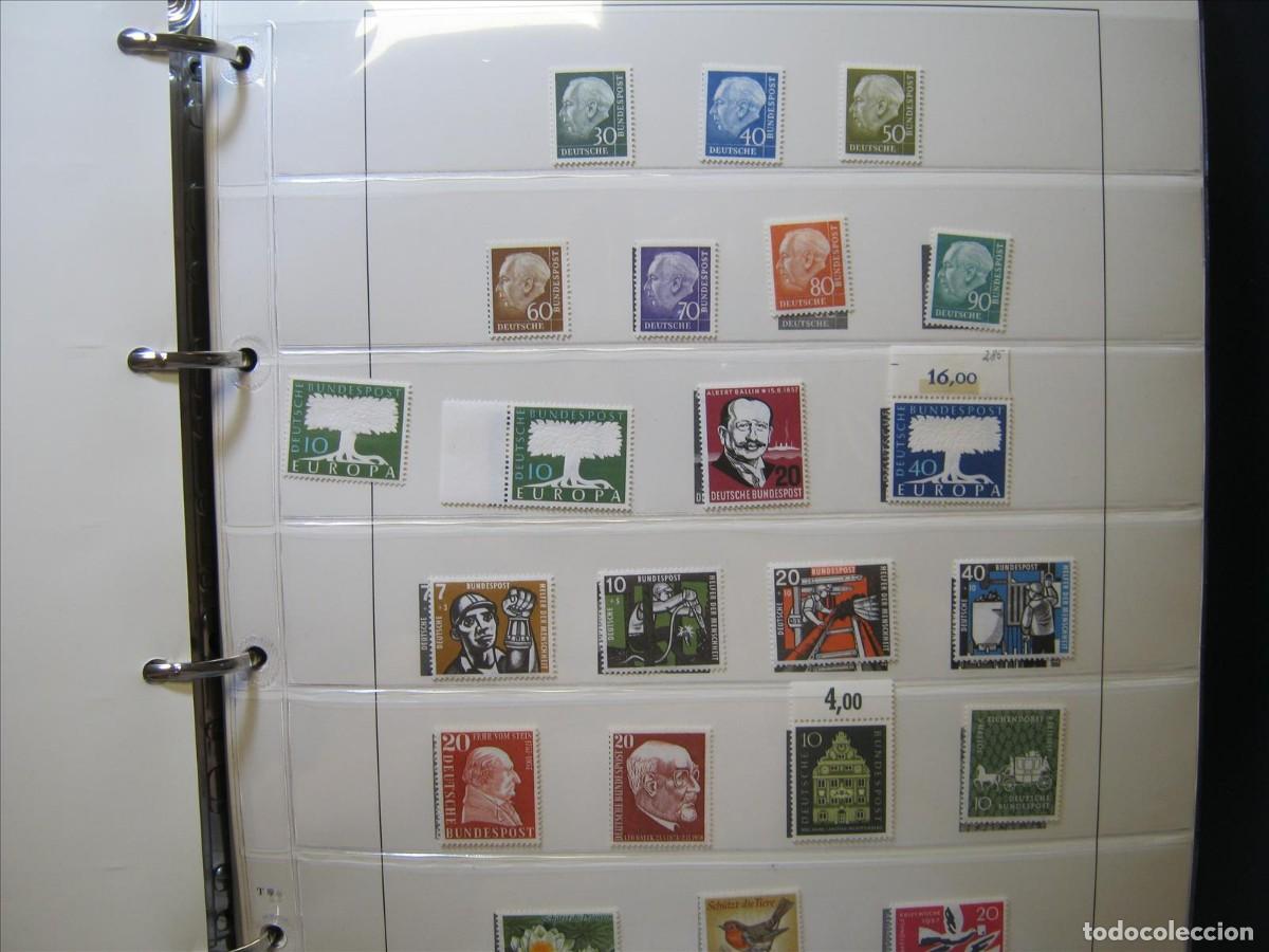 Sellos: &Aacute;LBUM ALEMANIA 1956 A 1969 COMPLETOS MNH** SIN CHARNELA LUJO LEER!
