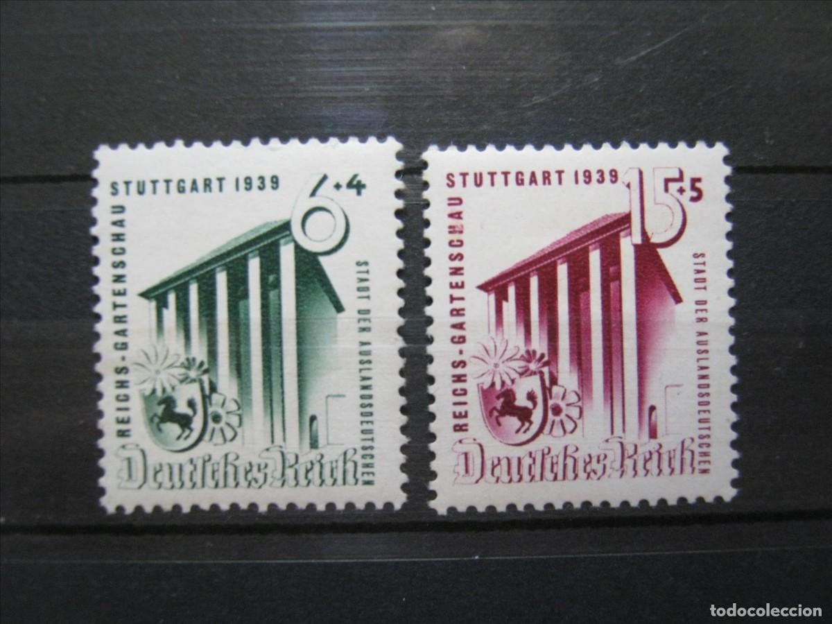 Briefmarken: ALEMANIA IMPERIO REICH 1939 SERIE YVERT 632/633 MH* LUJO.