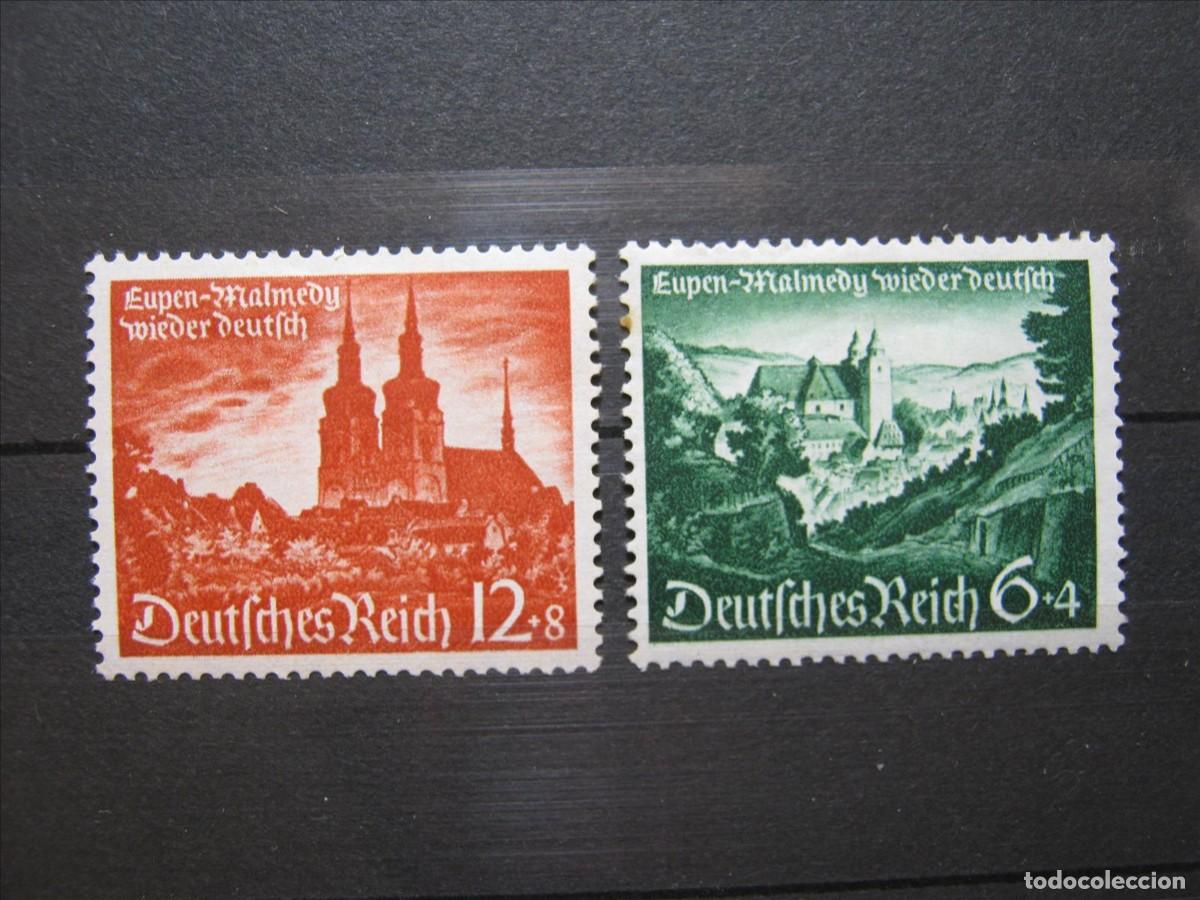 Briefmarken: ALEMANIA IMPERIO REICH 1940 SERIE YVERT 673/674 MH* LUJO.