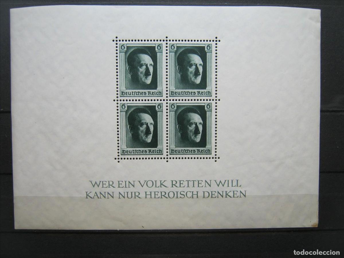 Briefmarken: ALEMANIA IMPERIO REICH 1937 HOJA BLOQUE YVERT HB 8 MNH** SIN CHARNELA LUJO LEER.