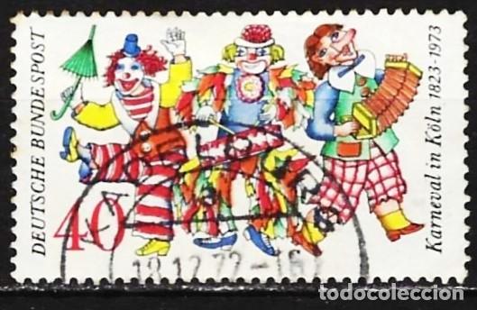 Sellos: Alemania ( RFA ) 1972 - Mi 748 - YT 599 - El Carnaval de Colonia