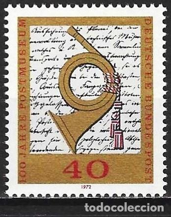 Sellos: Alemania ( RFA ) 1972 - Mi 739 - YT 585 - Museo Postal de Fr&aacute;ncfort - MNH**