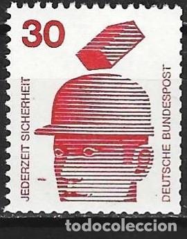 Sellos: Alemania ( RFA ) 1972 - Mi 698A - YT 565 - Prevenci&oacute;n de accidentes laborales - MNH**