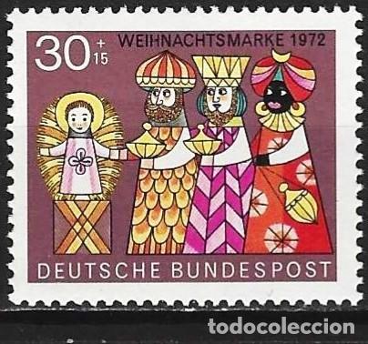 Sellos: Alemania ( RFA ) 1972 - Mi 749 - YT 598 - Navidad : Los Reyes Magos - MNH**