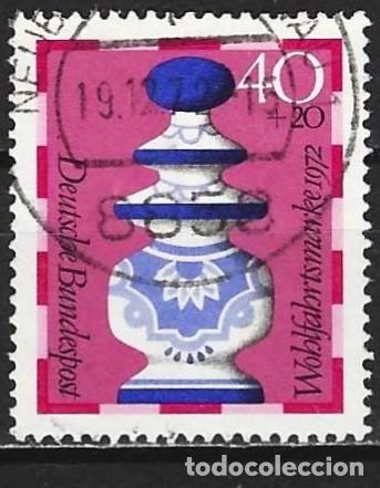 Sellos: Alemania ( RFA ) 1972 - Mi 744 - YT 594 - Ajedrez