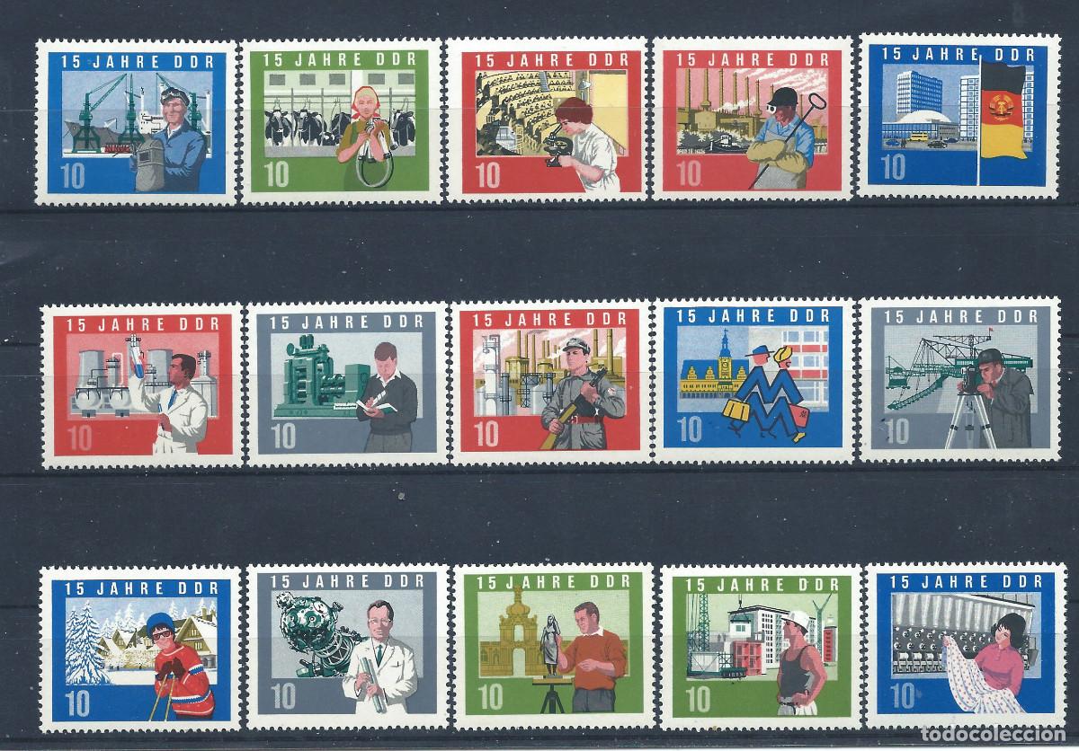 Sellos: Allemagne RDA N&deg;762/76** (MNH) 1964 - Sujets divers