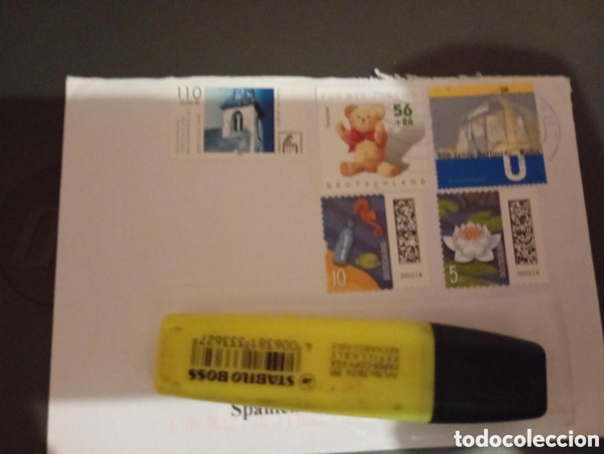 Briefmarken: Sobre franqueado Alemania