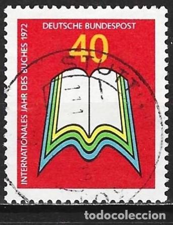 Sellos: Alemania ( RFA ) 1972 - Mi 740 - YT 590 - A&ntilde;o internacional del libro