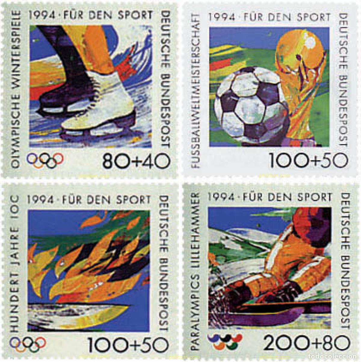 Sellos: 70540 MNH ALEMANIA FEDERAL 1994 EVENTOS DEPORTIVOS