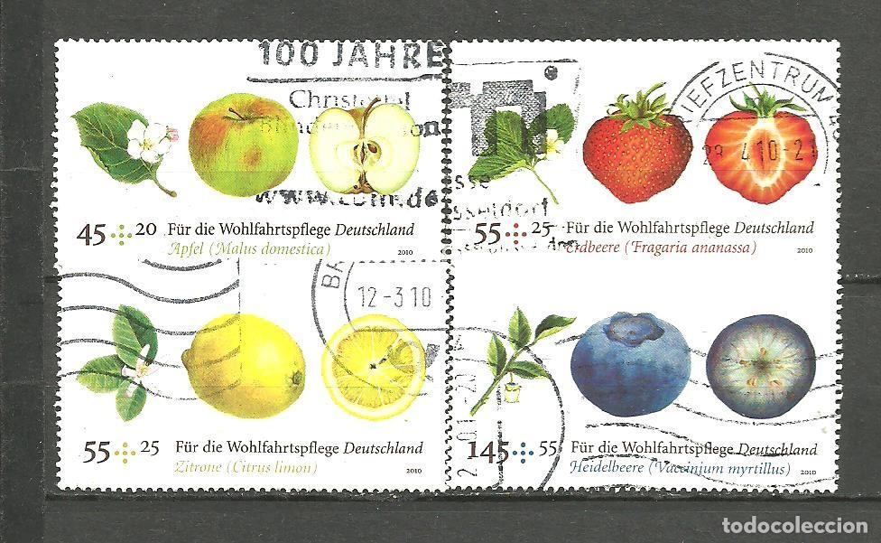 Sellos: ALEMANIA FEDERAL 2010 - MICHEL NRO. 2769-72 - USADO -