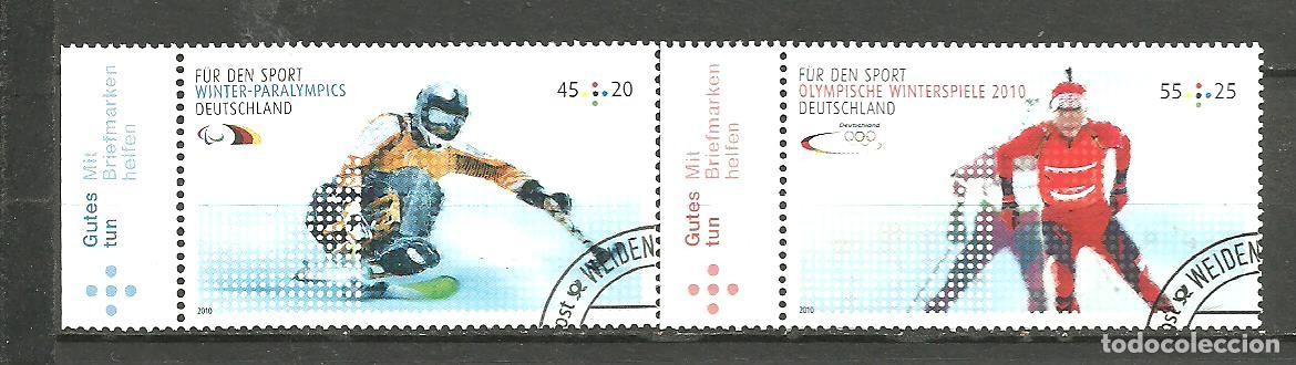 Sellos: ALEMANIA FEDERAL 2010 - MICHEL NRO. 2781-82 - MATASELLADO -