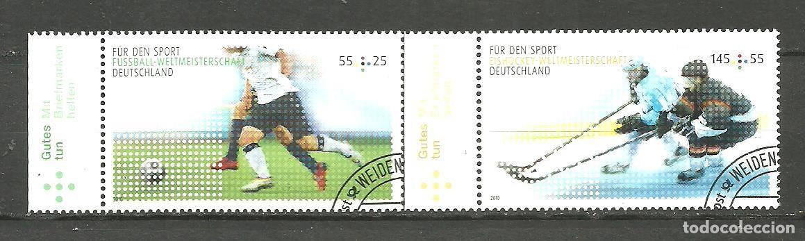 Sellos: ALEMANIA FEDERAL 2010 - MICHEL NRO. 2788-89 - MATASELLADO -