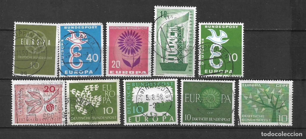 Sellos: alemania lote 10 sellos usados - 8/23