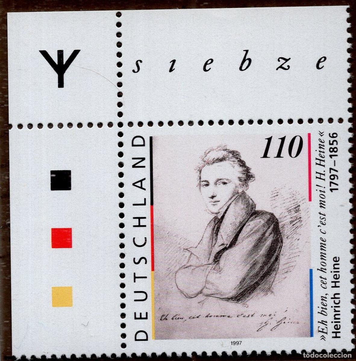 Sellos: ALEMANIA FEDERAL 1997, MICHEL 1962