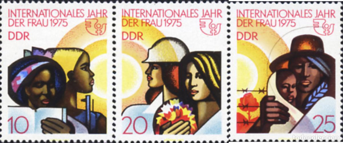 Sellos: 144728 MNH ALEMANIA DEMOCRATICA 1975 A&Ntilde;O INTERNACIONAL DE LA MUJER