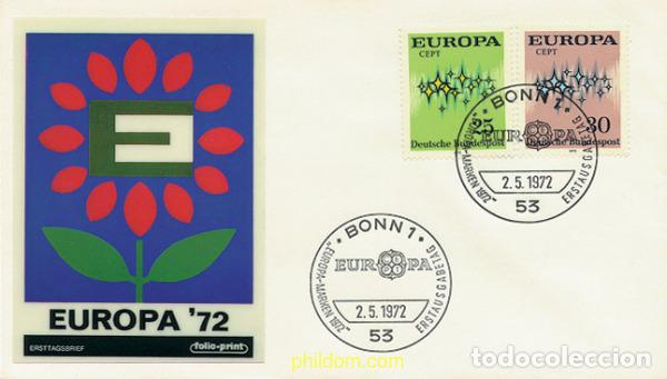 Sellos: 23654 MNH ALEMANIA FEDERAL 1972 EUROPA CEPT. COMUNICACIONES
