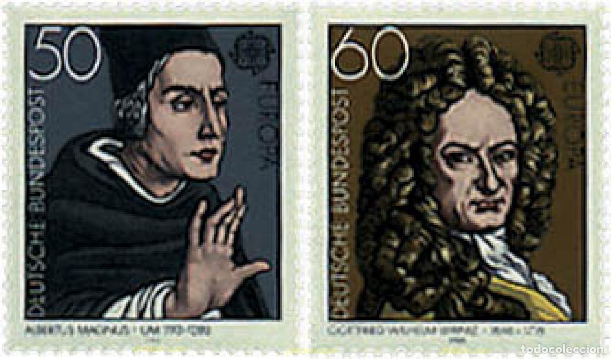 Sellos: 77231 MNH ALEMANIA FEDERAL 1980 EUROPA CEPT. GENTE FAMOSA
