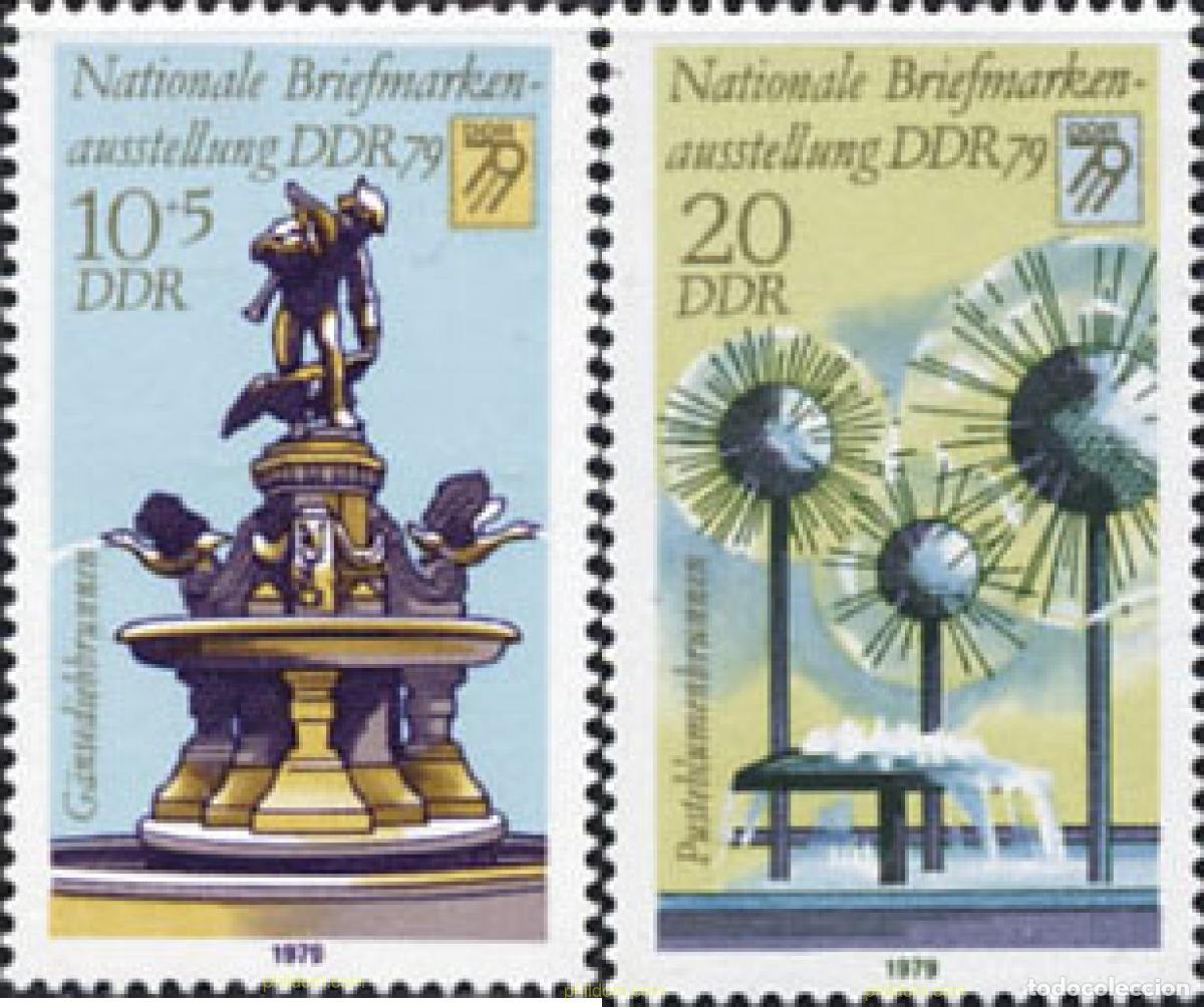 Sellos: 150845 MNH ALEMANIA DEMOCRATICA 1979 DDR 79. EXPOSICION FILATELICA NACIONAL