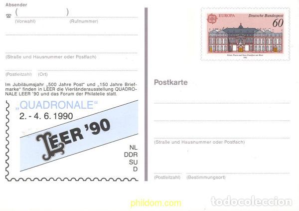 Sellos: 4036 MNH ALEMANIA FEDERAL 1990 EUROPA CEPT. OFICINAS POSTALES