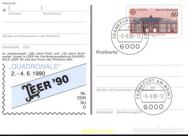 Sellos: 676971 MNH ALEMANIA FEDERAL 1990 EUROPA CEPT. OFICINAS POSTALES