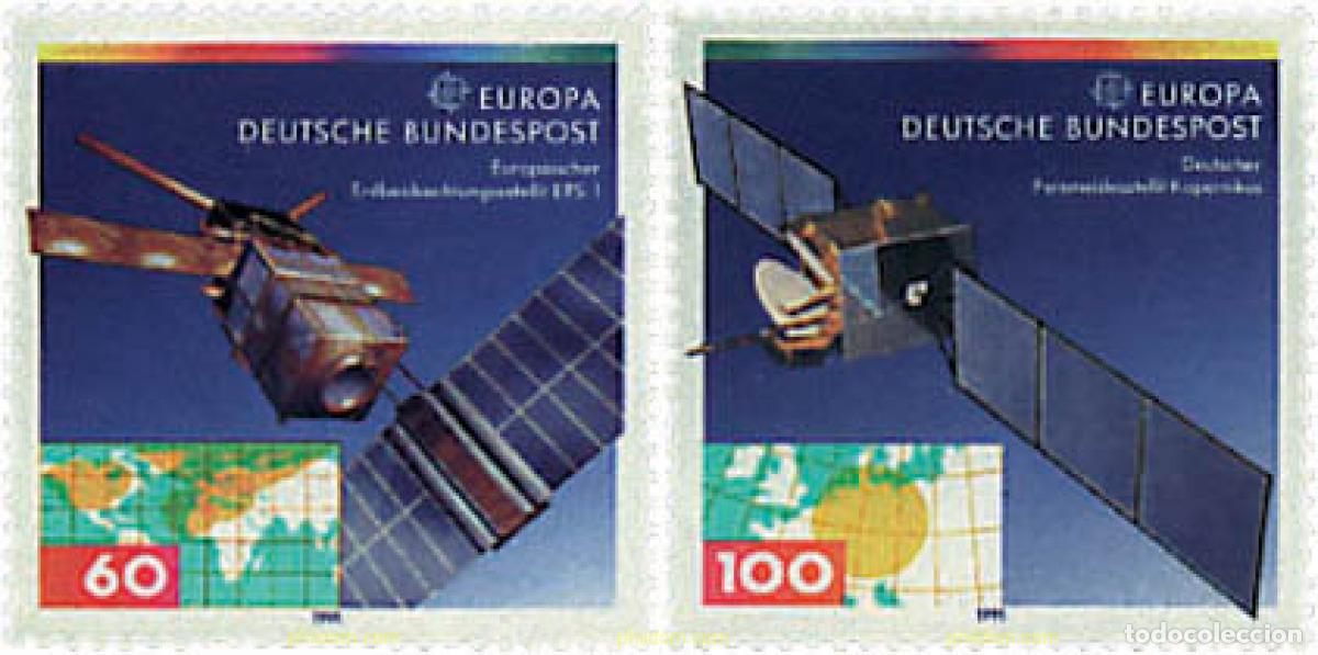 Sellos: 65063 MNH ALEMANIA FEDERAL 1991 EUROPA CEPT. TELECOMUNICACIONES