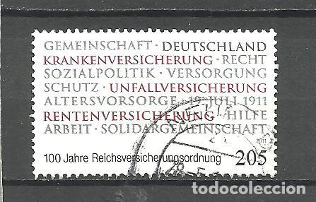 Sellos: ALEMANIA FEDERAL 2011 - MICHEL NRO. 2868 - USADO -