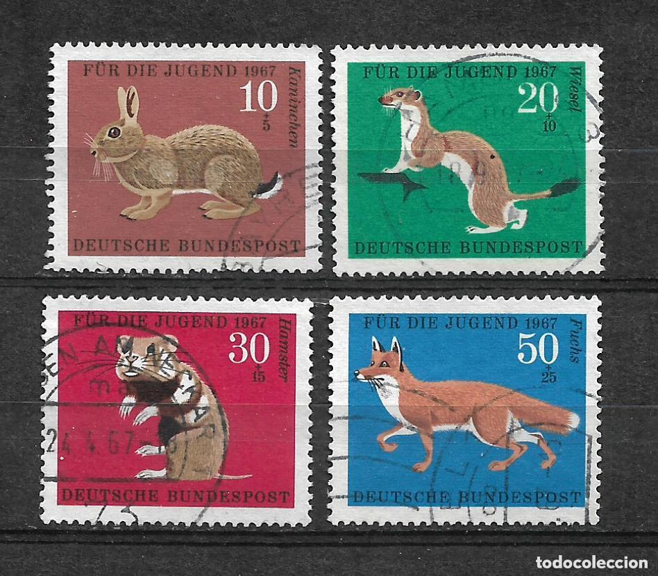 Sellos: alemania 1967 serie completa usado - 30/11