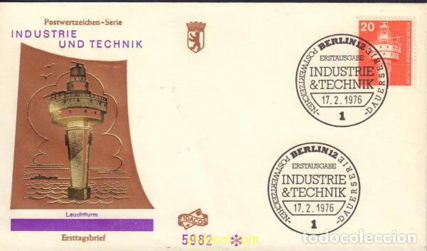 Sellos: 578780 MNH ALEMANIA. Berl&iacute;n 1975 INDUSTRIA Y TECNICA