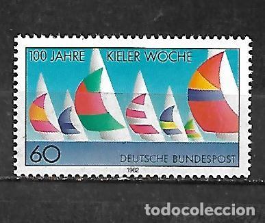 Sellos: 1982: Centenario de &rdquo;La semana de Kiel&rdquo; regatas (MNH**) - Foto 1