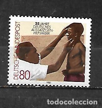 Sellos: 1982: XXV Aniversario de la fundaci&oacute;n de la obra ben&eacute;fica contra la lepra (MNH**)