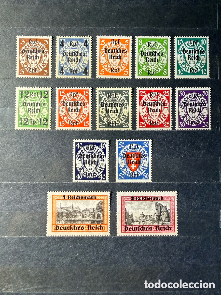Sellos: Alemania. Deutches Reich. 1939. Mi 716/729. Nuevos *