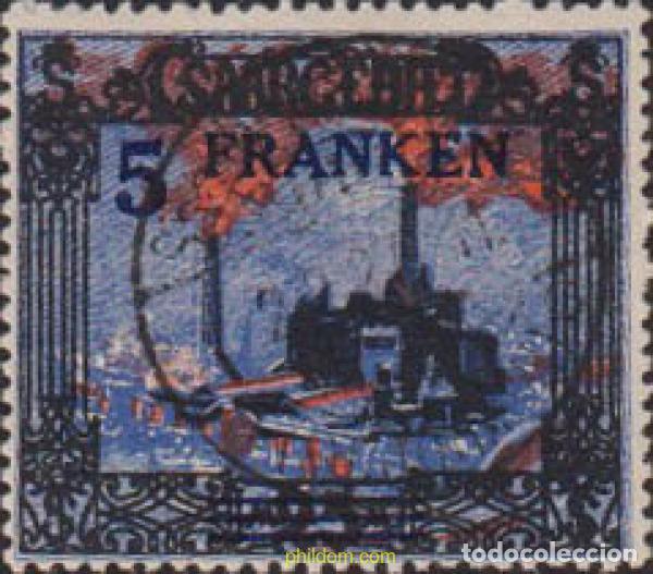 Sellos: 626734 USED ALEMANIA. Sarre 1921 SERIE BASICA