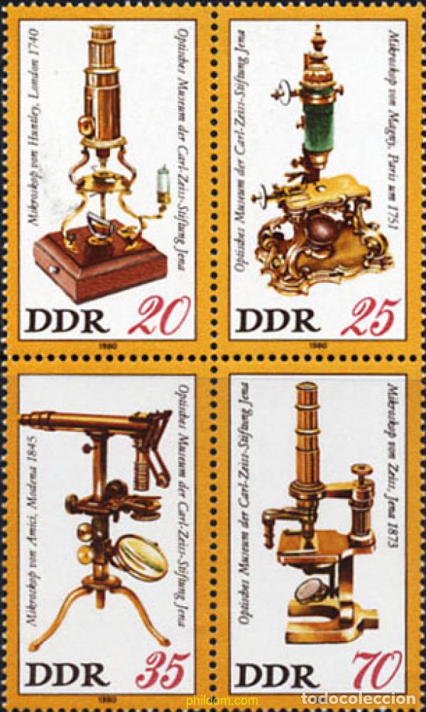 Sellos: 144852 MNH ALEMANIA DEMOCRATICA 1980 MUSEO OPTICO DE LA FUNDACION CARL ZEISS EN JENA