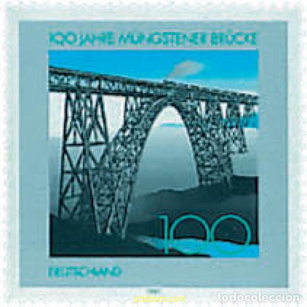 Sellos: 56392 MNH ALEMANIA FEDERAL 1997 PUENTES. CENTENARIO DEL PUENTE DE MUNGSTEN