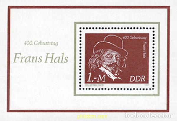 Sellos: 109317 MNH ALEMANIA DEMOCRATICA 1980 400 ANIVERSARIO DEL NACIMIENTO DE FRANS HALS