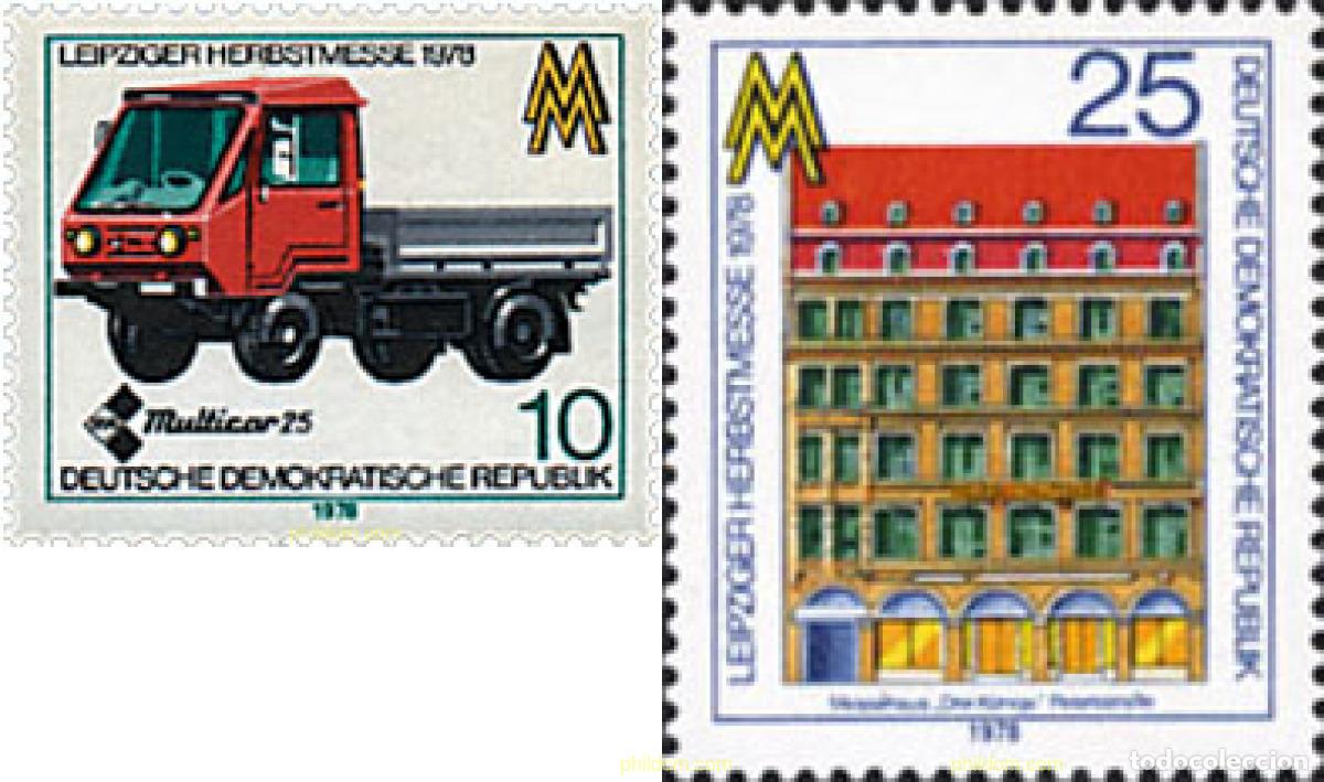 Sellos: 39875 MNH ALEMANIA DEMOCRATICA 1978 FERIA DE OTO&Ntilde;O EN LEIPZIG