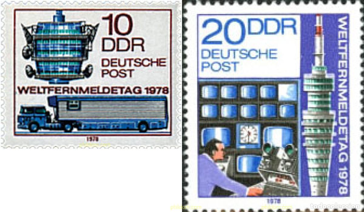 Sellos: 39874 MNH ALEMANIA DEMOCRATICA 1978 DIA INTERNACIONAL DE TELECOMUNICACIONES