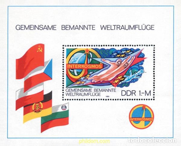 Sellos: 109312 MNH ALEMANIA DEMOCRATICA 1980 PROGRAMA ESPACIAL INTERKOSMOS