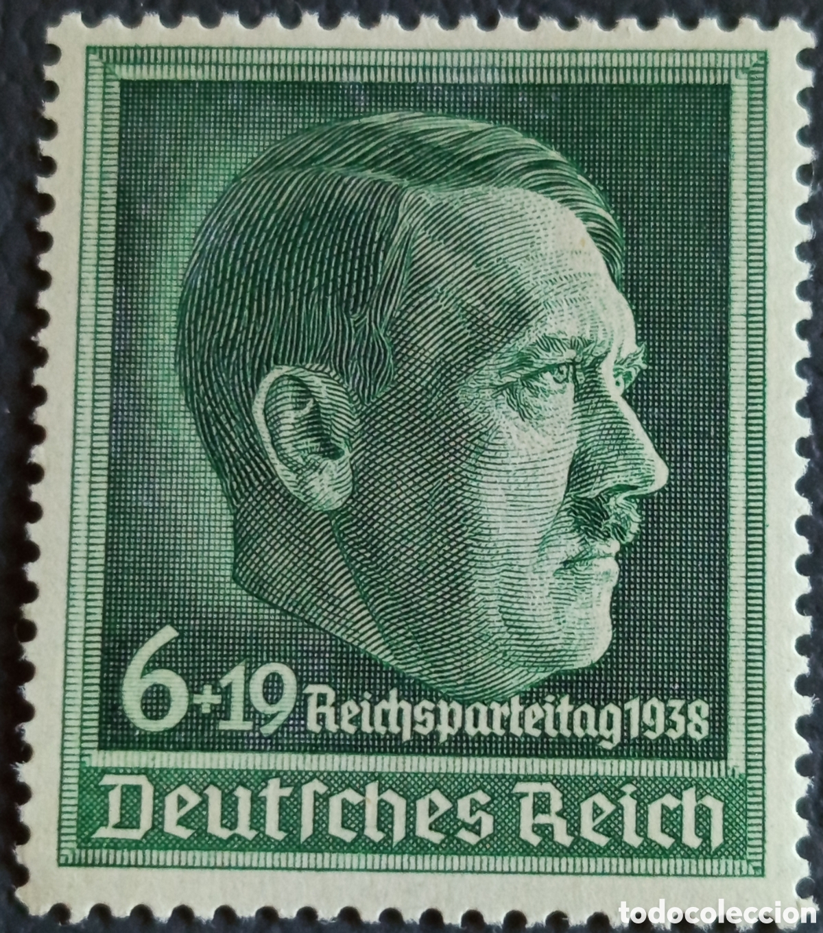 Sellos: REICH ALEM&Aacute;N 1938 &mdash; Reichsparteitag &mdash; Michel 672 &mdash; 6+19 Pf &mdash; MNH