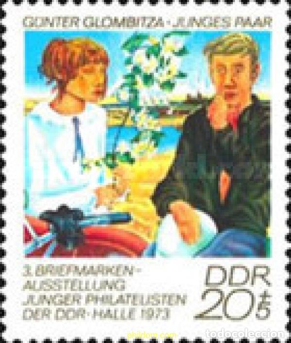 Sellos: 98318 MNH ALEMANIA DEMOCRATICA 1973 3 EXPOSICION FILATELICA JUVENIL DE DDR