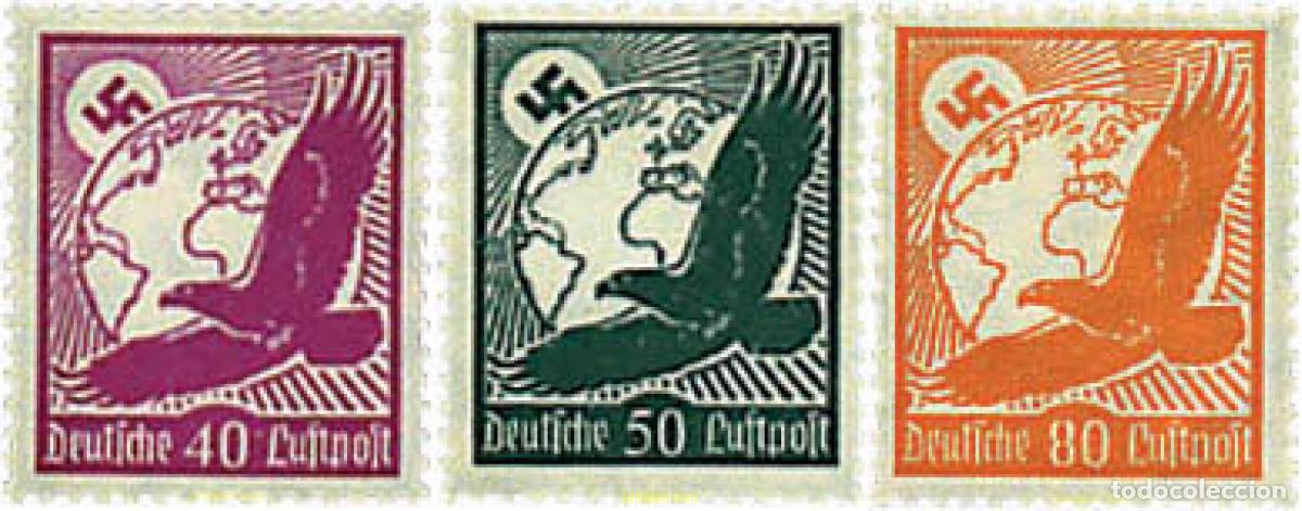 Sellos: 625626 HINGED ALEMANIA 1934 AGUILAS