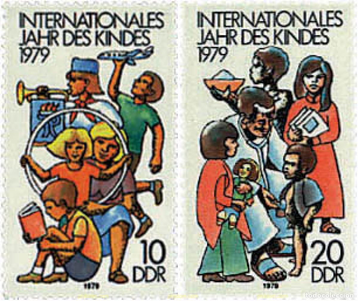 Sellos: 37841 MNH ALEMANIA DEMOCRATICA 1979 A&Ntilde;O INTERNACIONAL DE LA INFANCIA